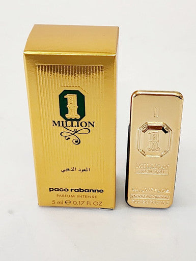 Paco Rabanne One Million Golden Oud 5 Ml Parfum Mini For Men - ACCEXO