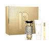 PACO RABANNE FAME 3 PCS SET FOR WOMEN: 2.7 EAU DE PARFUM SPRAY + 0.33 EAU DE PARFUM SPRAY + 3.4 BODY LOTION