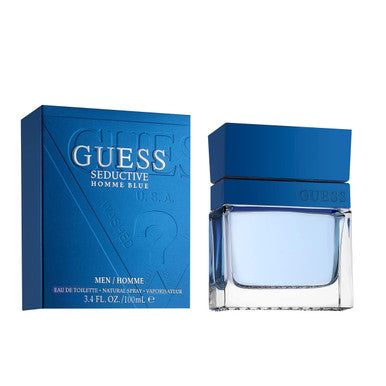 Guess Seductive Blue 3.4 Eau De Toilette Spray For Men - ACCEXO