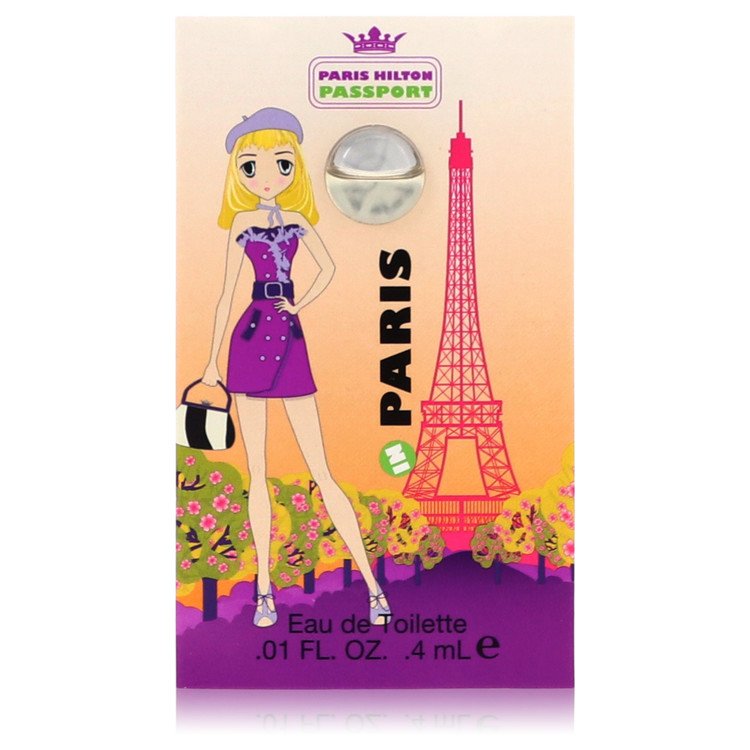 Paris Hilton Passport In Paris Perfume By Paris Hilton Vial (sample)