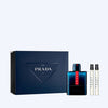 PRADA LUNA ROSSA OCEAN 3 PCS SET FOR MEN: 3.3 EAU DE TOILETTE SPRAY + 2 X 0.33 EAU DE TOILETTE SPRAY.. BY PRADA