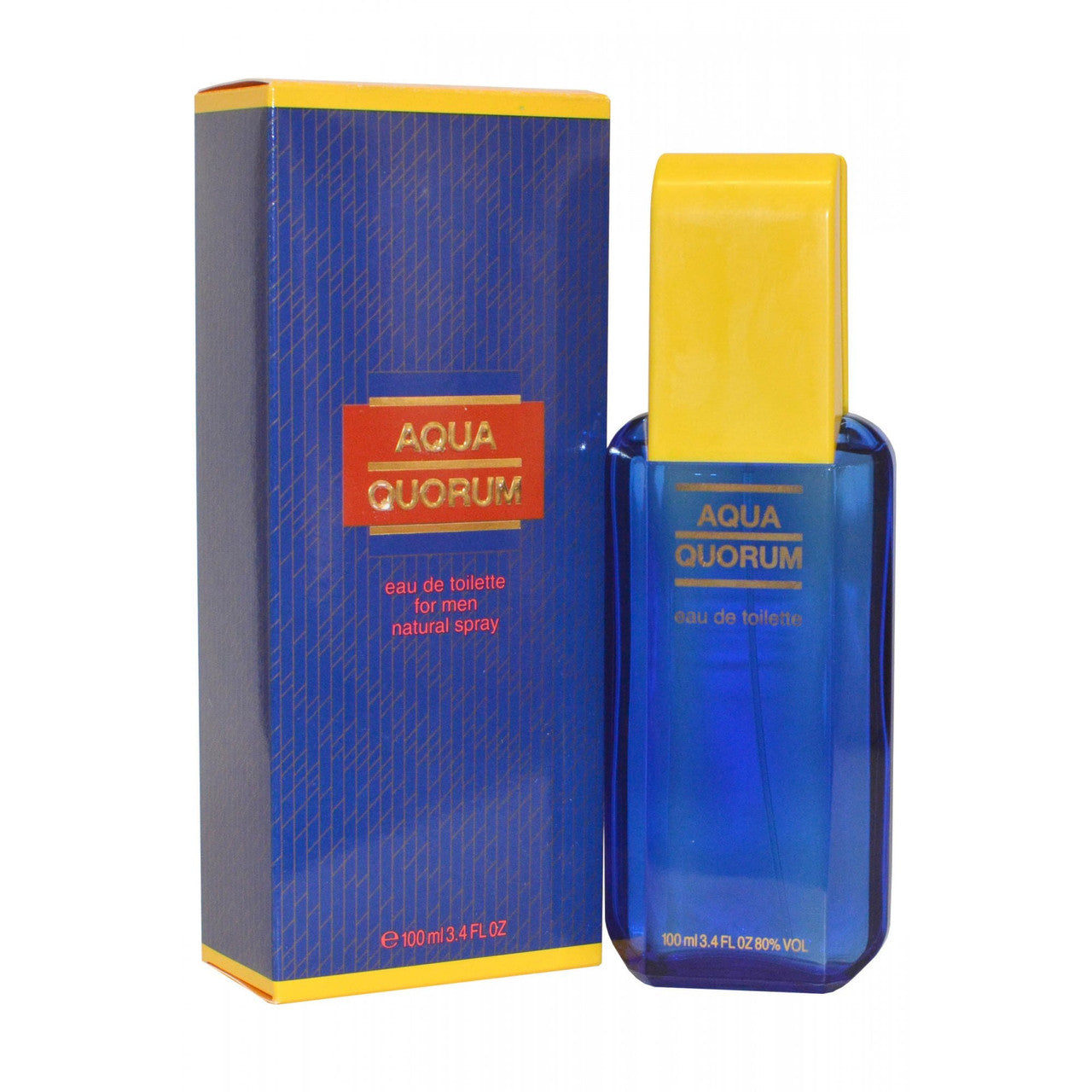 AQUA QUORUM 3.4 EAU DE TOILETTE SPRAY FOR MEN
