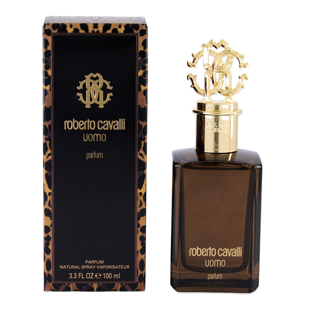ROBERTO CAVALLI UOMO 3.3 PARFUM SPRAY FOR MEN
