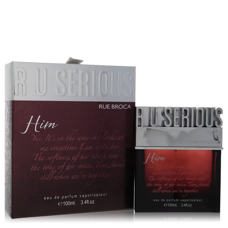 R U Serious Him Cologne By Rue Broca Eau De Parfum Spray