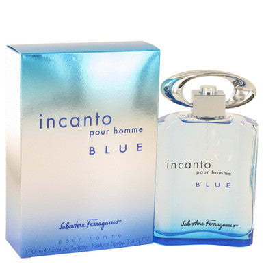 Salvatore Ferragamo Incanto Blue 3.4 Edt Sp For Men - ACCEXO