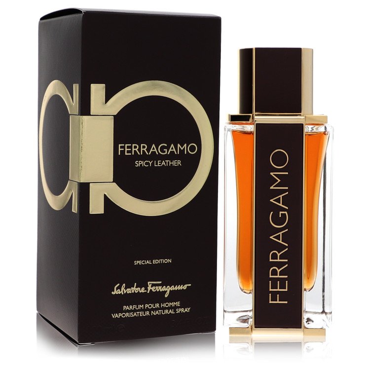 Salvatore Ferragamo - Salvatore Ferragamo Spicy Leather Cologne By Salvatore Ferragamo Eau De Parfum Spray. SKU: 567648