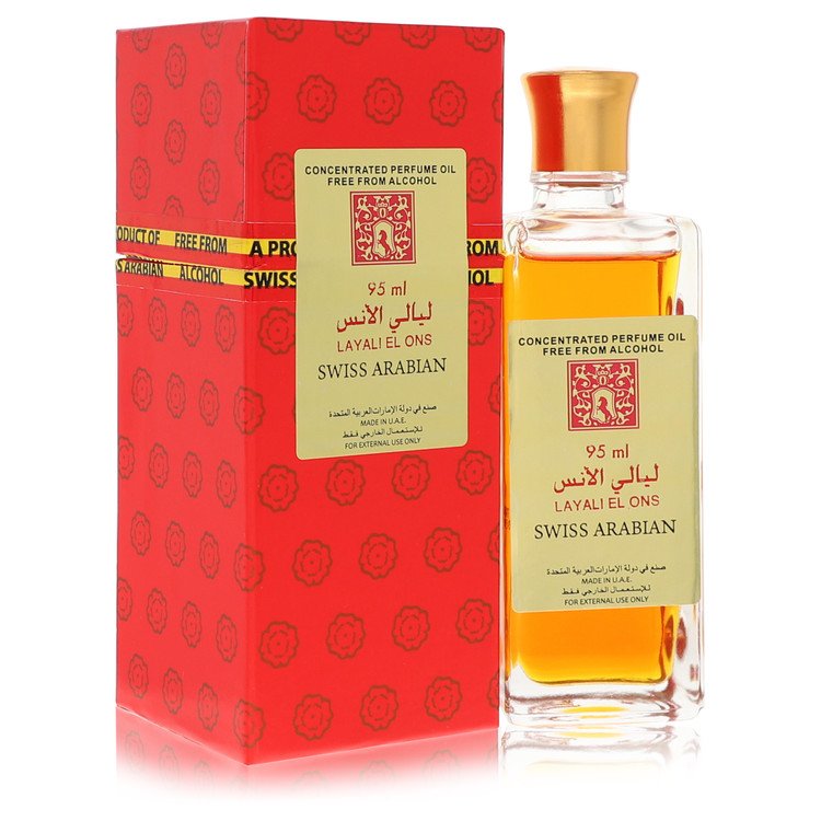 Swiss Arabian - Swiss Arabian Layali El Ons Perfume By Swiss Arabian Concentrated Perfume Oil Free From Alcohol. SKU: 551994