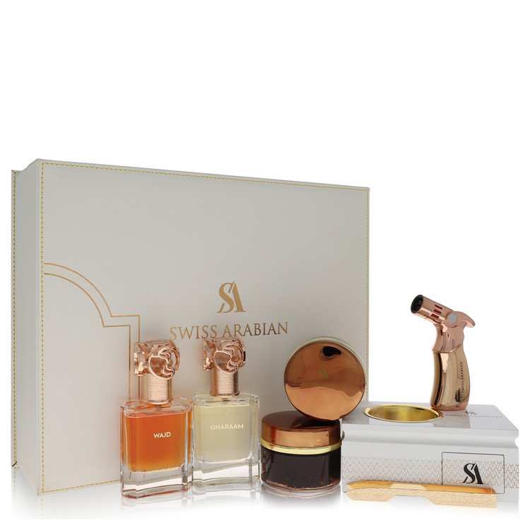 Swiss Arabian Bakhoor Dukhoon Al Haram Cologne By Swiss Arabian Gift Set