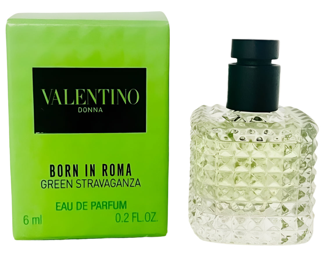 Valentino perfume bottle and packaging on a white background