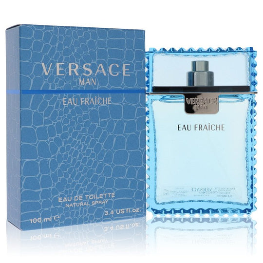 Versace Man Cologne By Versace Eau Fraiche Eau De Toilette Spray (Blue)