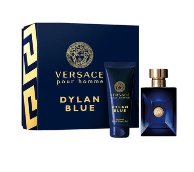 A Versace Dylan Blue 2 piece set including a 3.4 EAU DE TOILETTE SPRAY and 3.