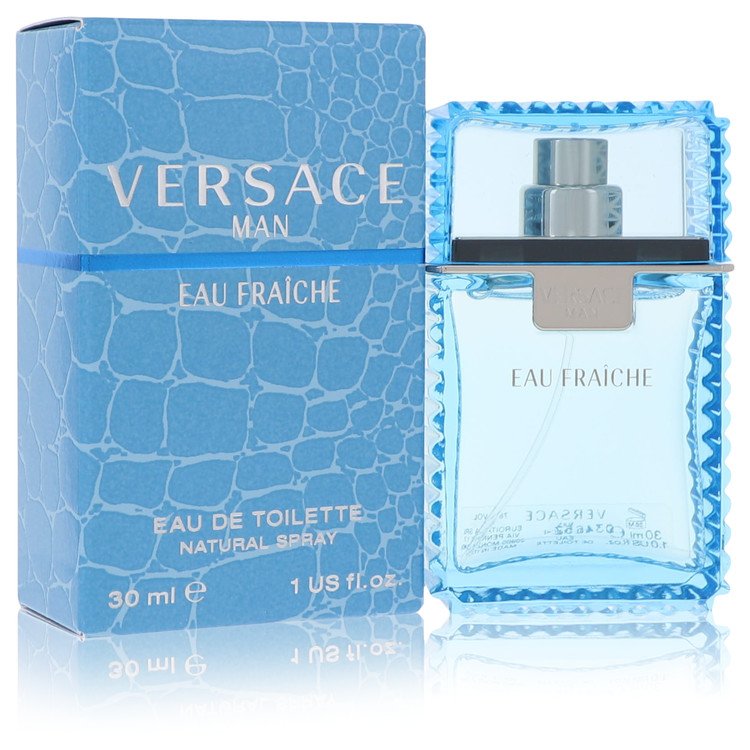 Versace Man Cologne By Versace Eau Fraiche Eau De Toilette Spray (Blue)