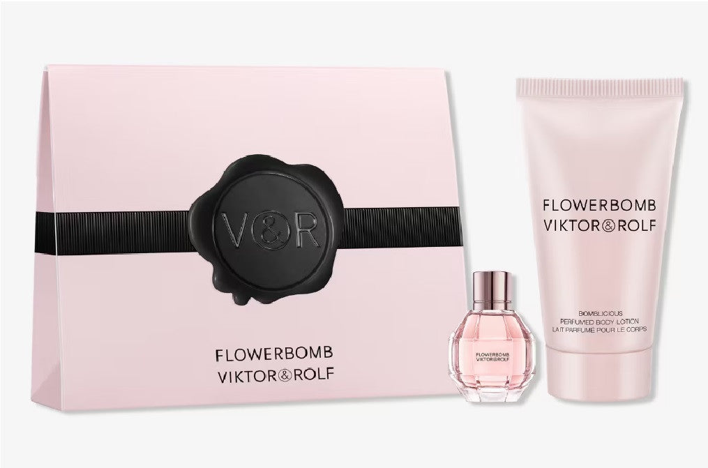 FLOWERBOMB V&R 2 PCS SET FOR WOMEN: 0.24 EAU DE PARFUM + 1.7 BODY LOTION
