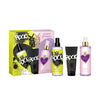 VERA WANG 3 PCS SET FOR WOMEN: ROCK PRINCESS 8.4 HAIR AND BODY MIST + ROCK PRINCESS 6.7 SHOWER GEL + PRINCESS 8.4 HAIR AND BODY MIST BY VERA WANG