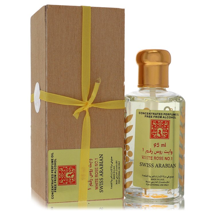 White Rose No 1 Perfume By Swiss Arabian Concentrated Perfume Oil Free From Alcohol (Unisex)