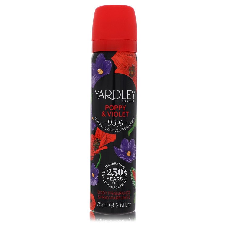 Yardley London - Yardley Poppy & Violet Perfume By Yardley London Body Fragrance Spray. SKU: 552635