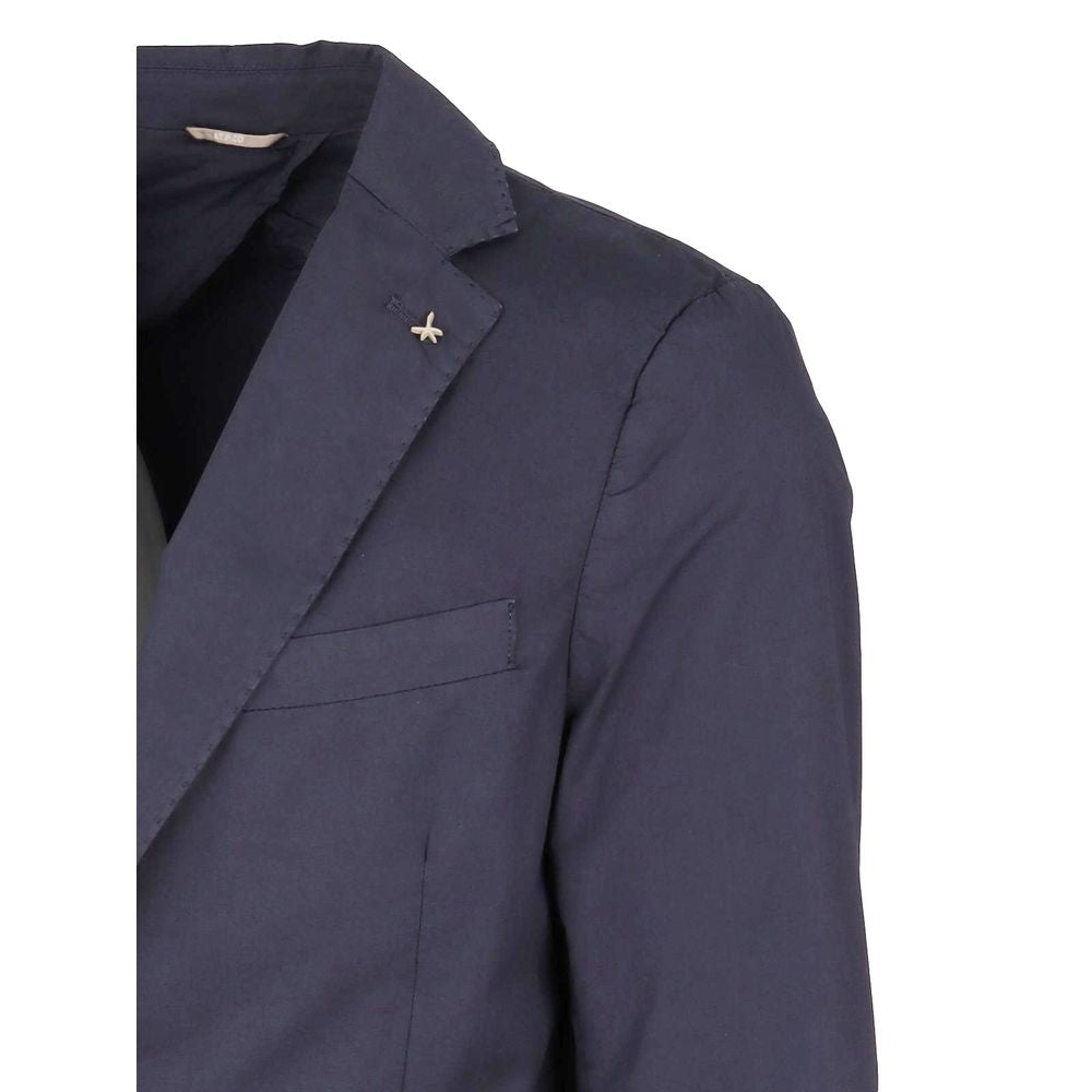 AT.P.CO Blue Cotton Suits & Blazer