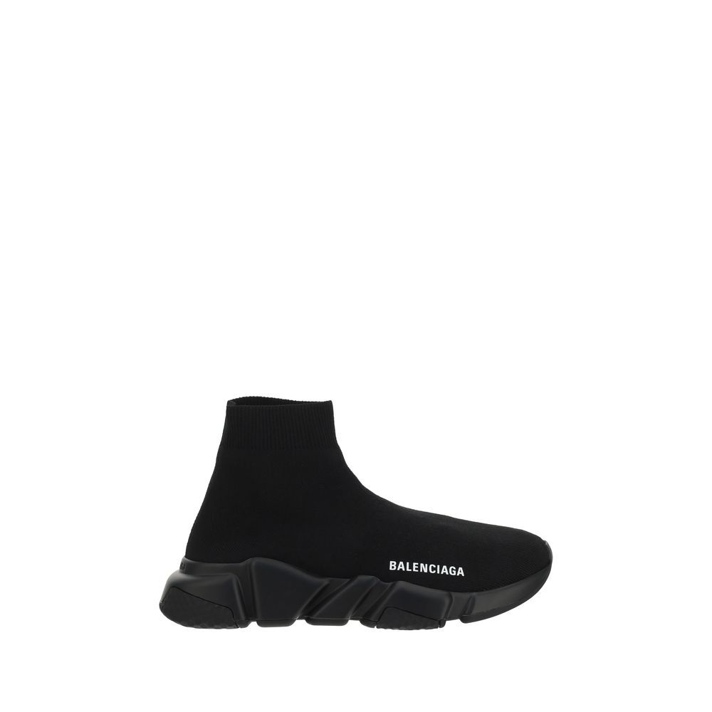 Black sock sneaker featuring Balenciaga Speed Sneakers design for stylish comfort