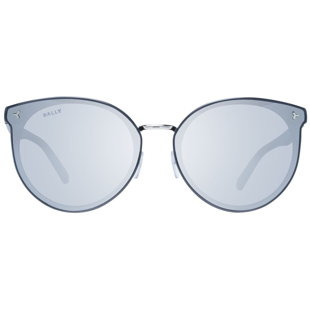 Silver mirrored sunglasses from Bally Gray Women, perfect for stylish women sunglasses