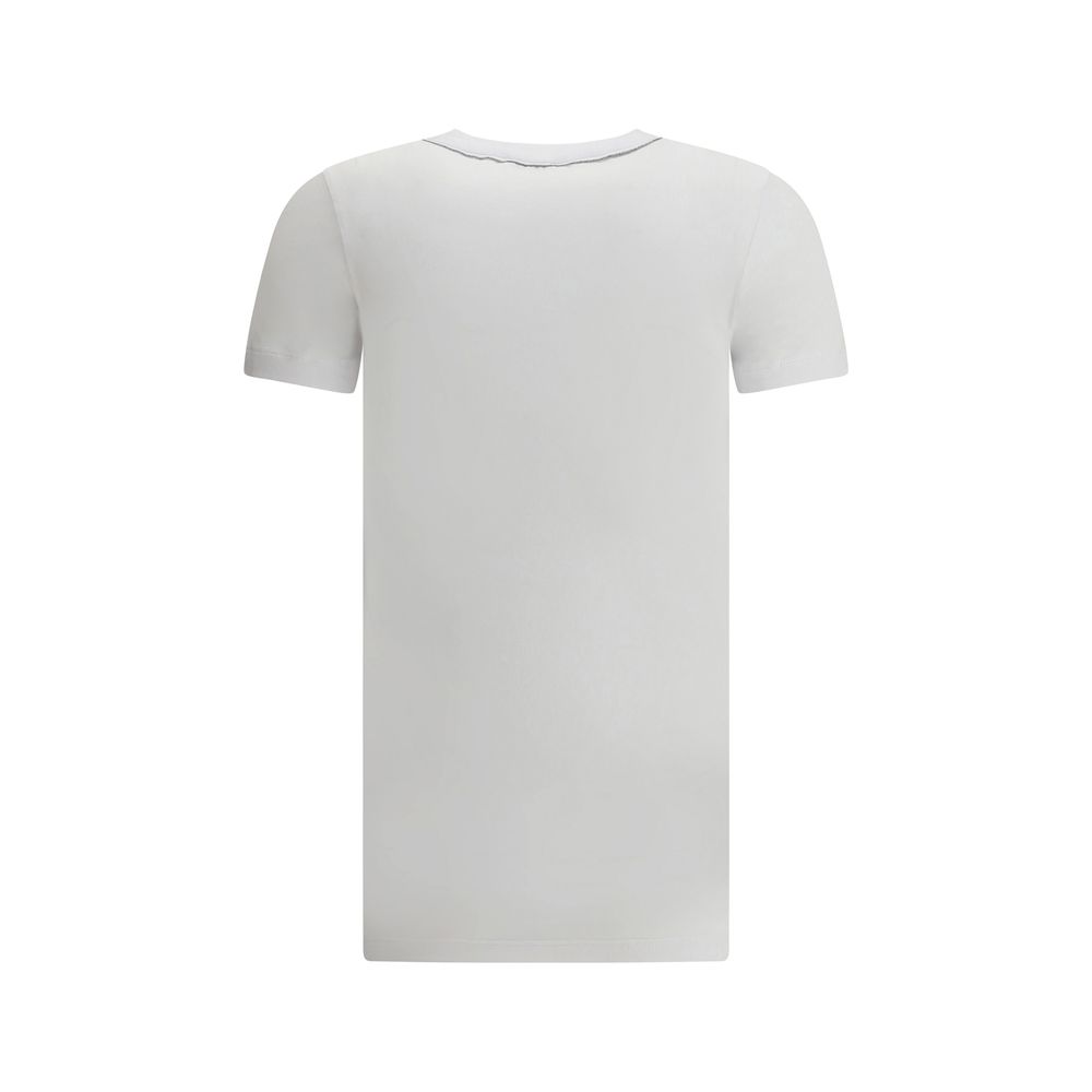 Gray t-shirt from Brunello Cucinelli Monochrome collection for casual elegance