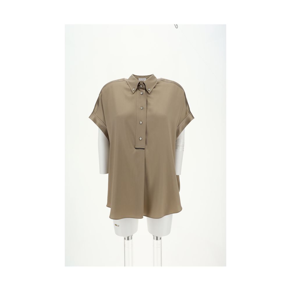 Brunello Cucinelli Silk Shirt - M