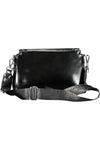 Elegant Black Contrasting Details Shoulder Bag