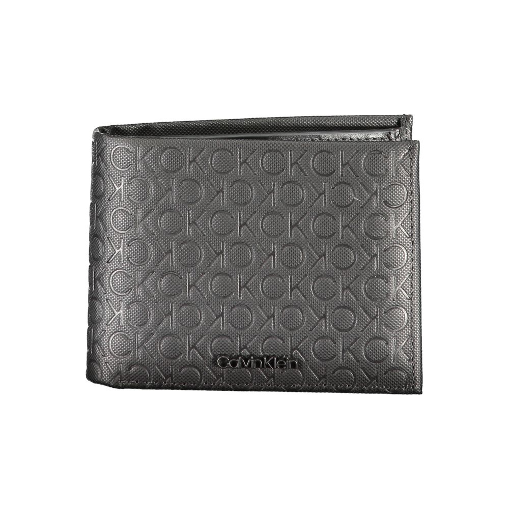 Gray Calvin Klein wallet showcasing the sleek design of a Calvin Klein Black Leather Wallet