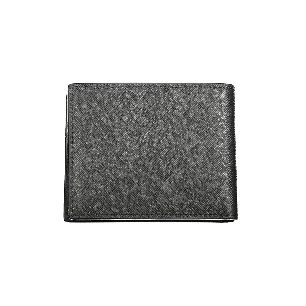 Calvin Klein Black Leather Wallet showcasing sleek design and premium materials