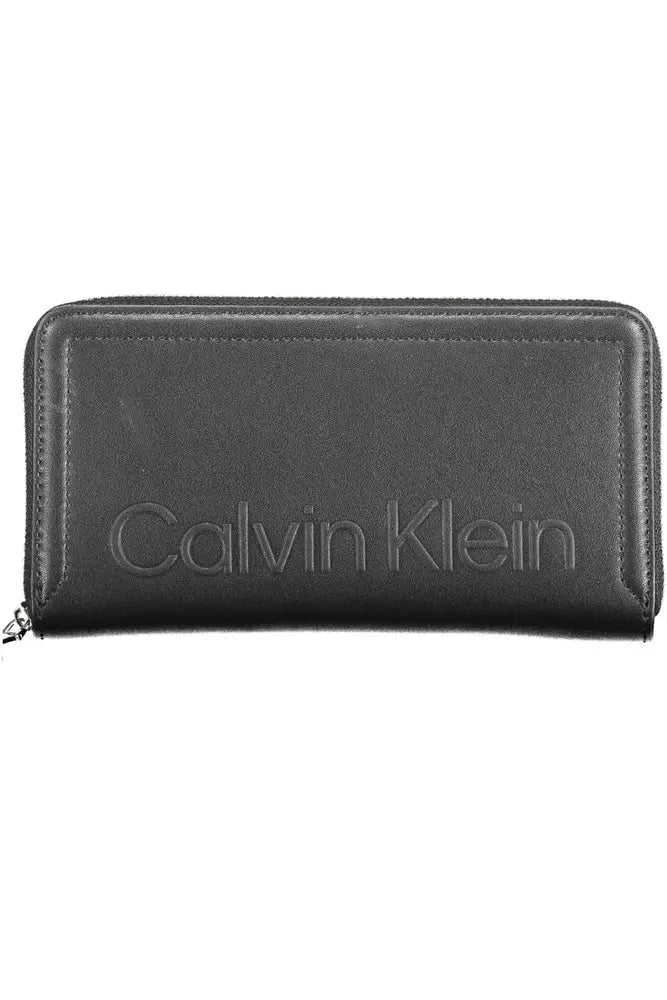 Gray Calvin Klein wallet featured in the Black Polyethylene Women Wallet collection