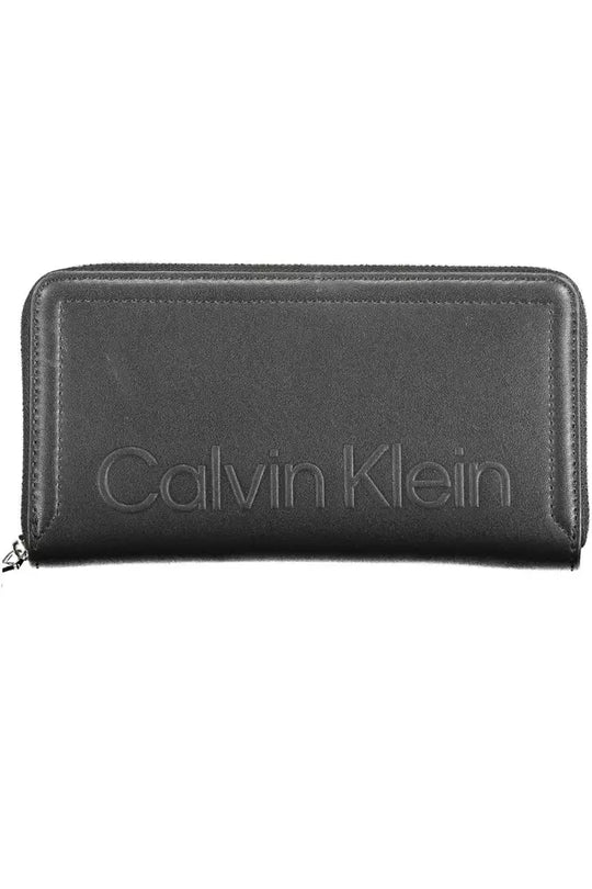 Gray Calvin Klein wallet featured in the Black Polyethylene Women Wallet collection