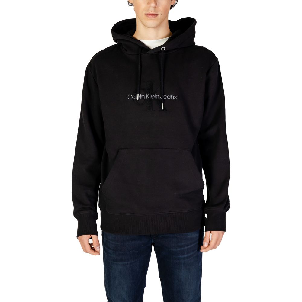 Black Calvin Klein hoodie from the Calvin Klein Jeans Black Cotton Sweater collection