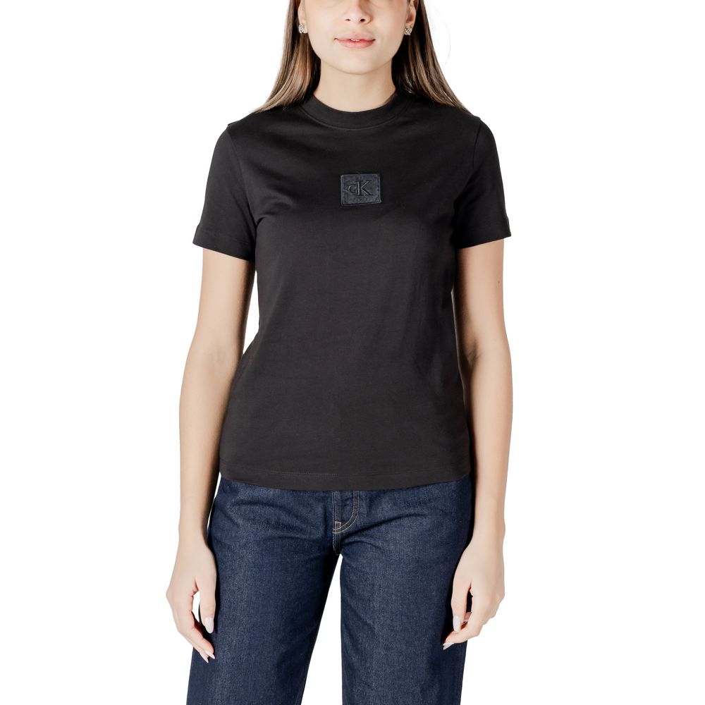 Woman’s black Calvin Klein t-shirt from Calvin Klein Jeans, perfect for casual style