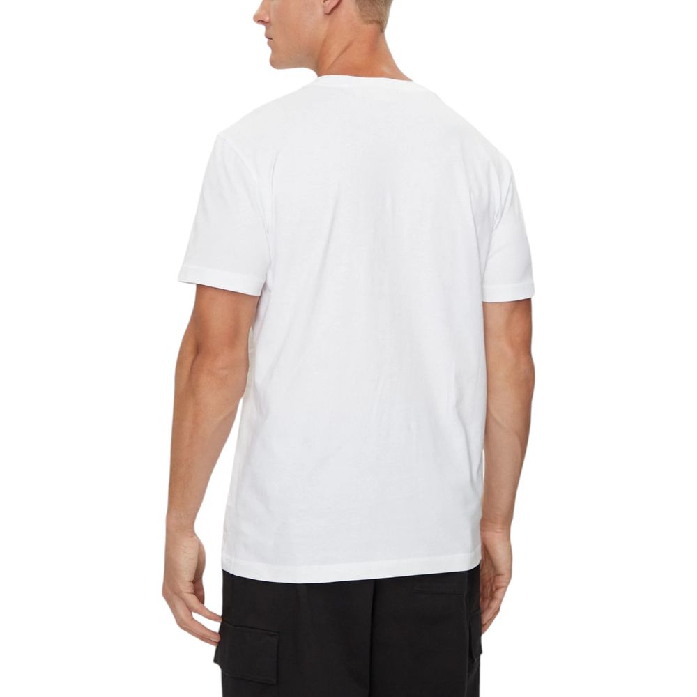 Calvin Klein Jeans White Cotton Rigenerato T-Shirt