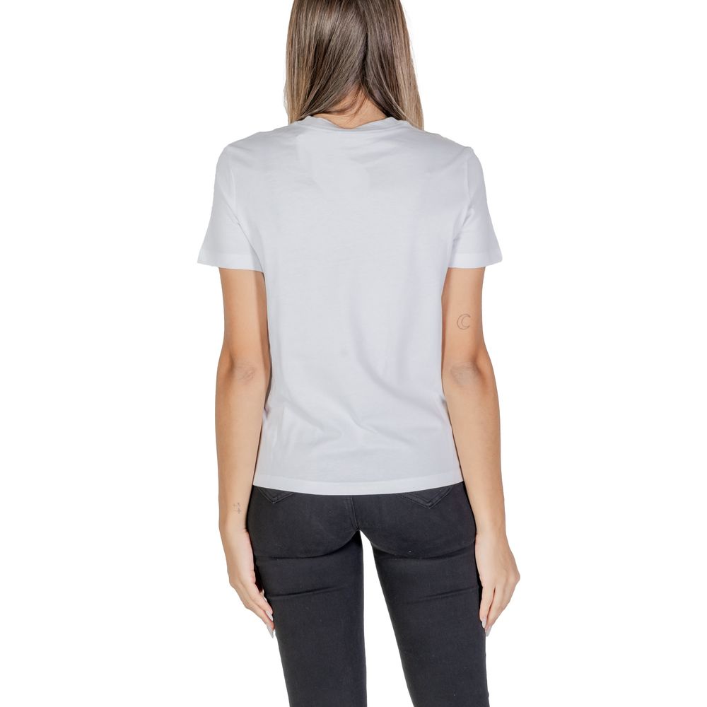 Calvin Klein Jeans White Cotton Tops & T-Shirt - IT44|L