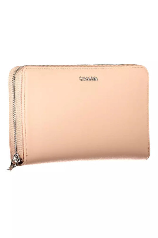 Calvin Klein Pink Polyethylene Women Wallet