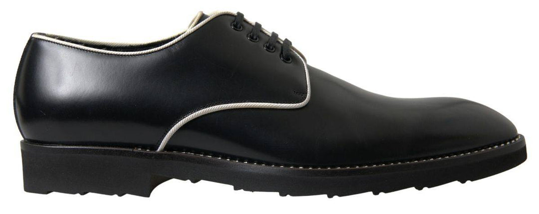 Dolce & Gabbana Elegant Black and White Formal Men's Shoes - ACCEXO