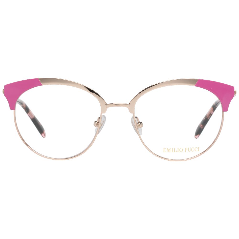 Pink and gold Emilio Pucci Gold Women Optical Frames, stylish women optical frames