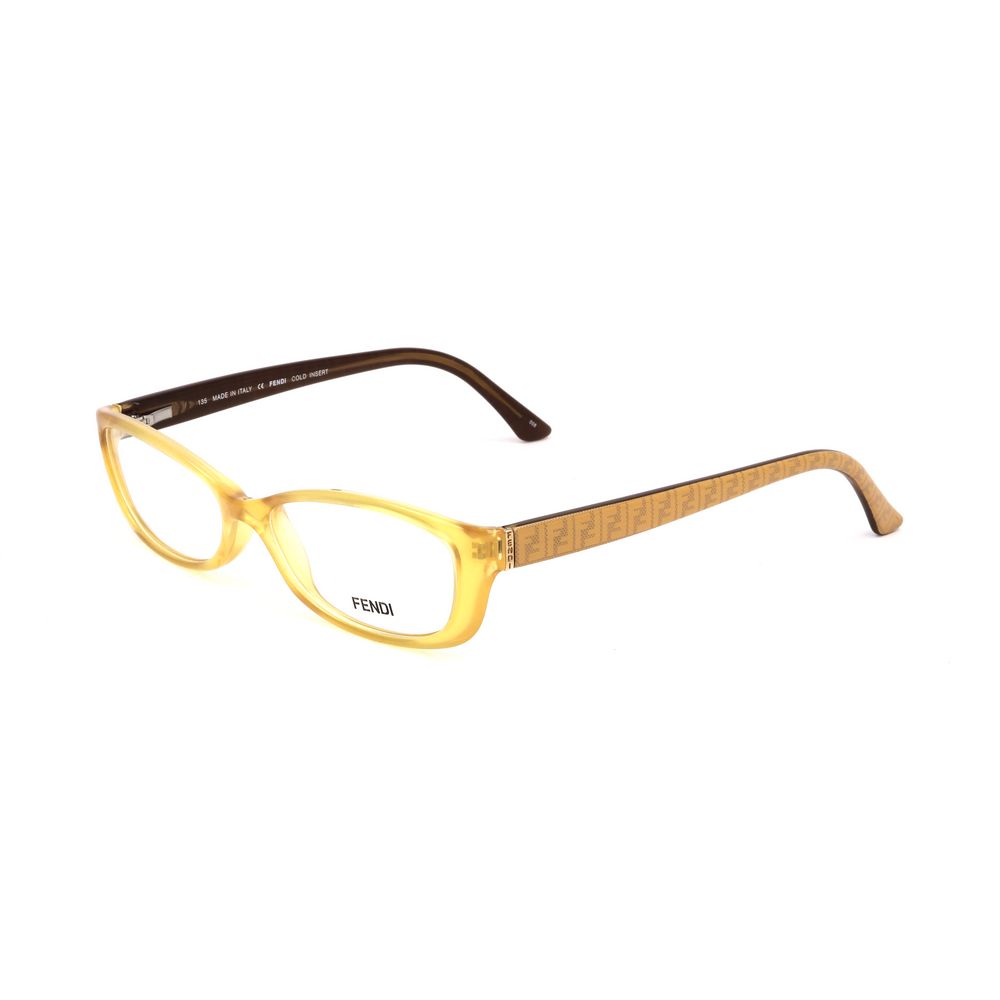 Fendi Bicolor Plastic Frames featuring stylish yellow frames and a sleek design