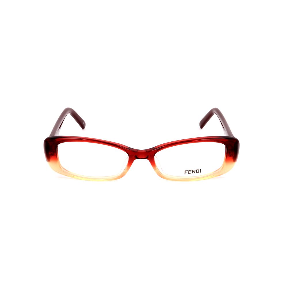 Two-tone Fendi Pink Plastic Frames featuring stylish lens, bridge, and temple design