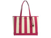 Jet Set Travel Large TZ Shoulder PVC Tote Bag Purse Pink
