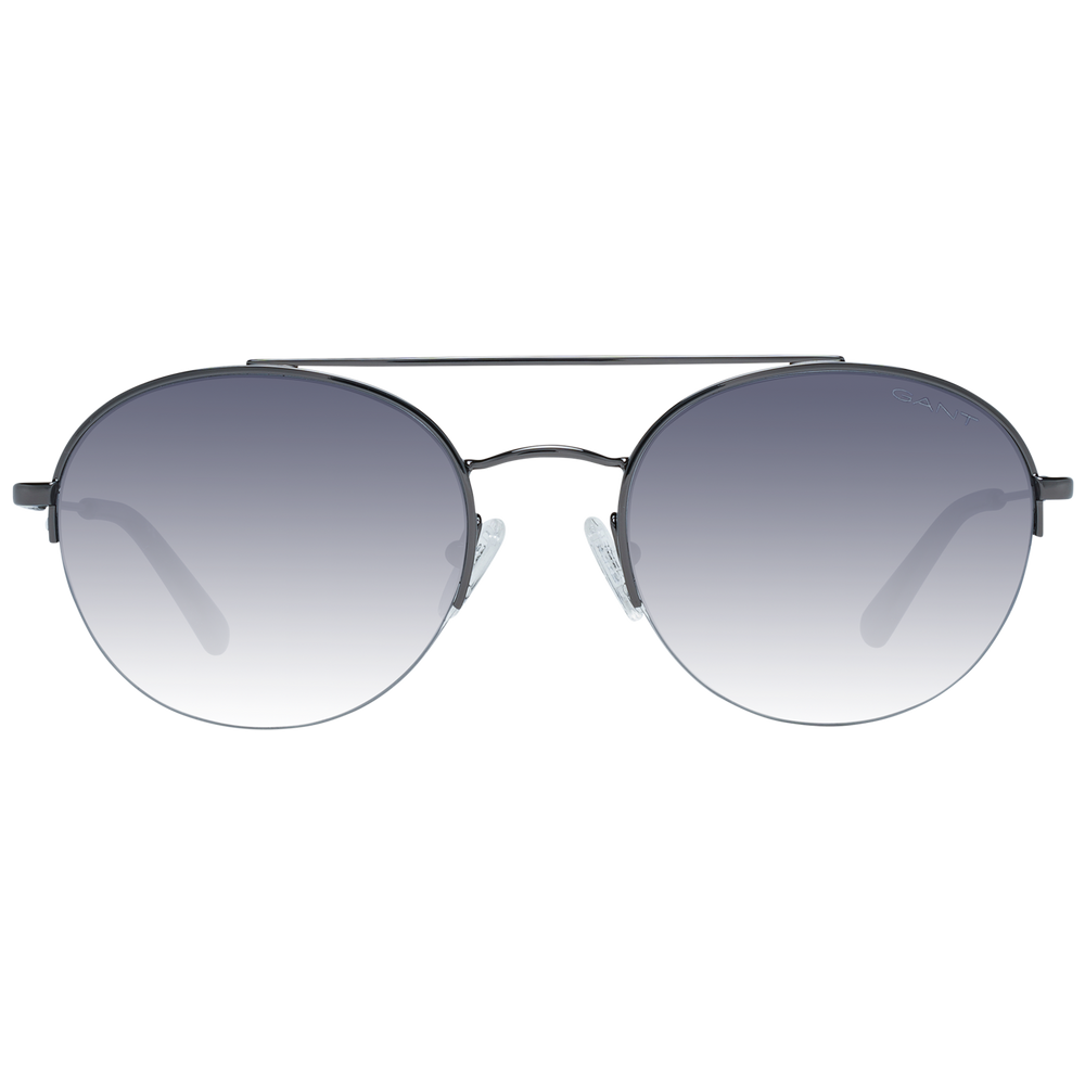 Round gradient sunglasses in a color gunmetal frame from Gant Gray Men Sunglasses