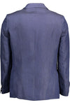 Blue Linen Blazer Jacket