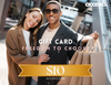 Accexo - Freedom To Choose Gift Card. Value can range between $10.00 and $500.00