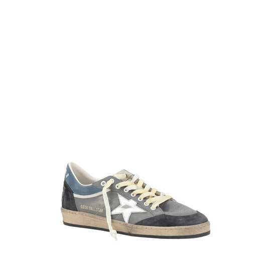 Gray and black low-top sneaker from Golden Goose Ball Star Sneakers collection