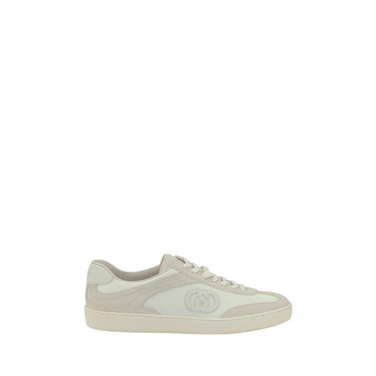 Off-white casual sneaker from Gucci G74 Sneakers collection for stylish comfort