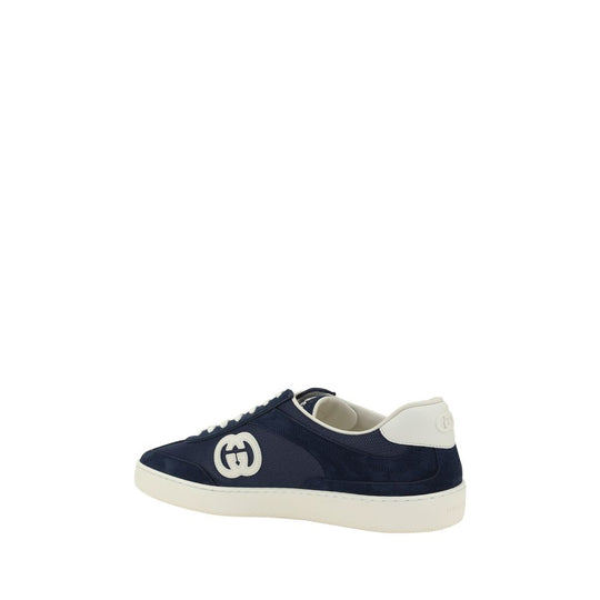 Navy blue Gucci G74 Sneakers showcasing luxury and style in footwear fashion