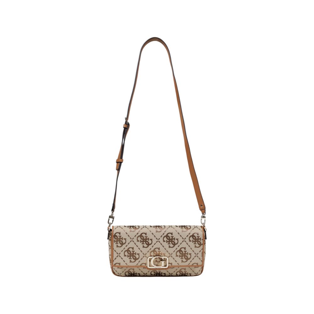 Guess Beige Polyester Handbag