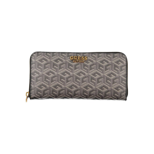 Gray patterned Guess wallet from Guess Jeans Elegant Black Polyethylene collection