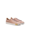 Pink Cotton Leather Sneaker