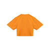 Orange Cotton Tops & T-Shirt